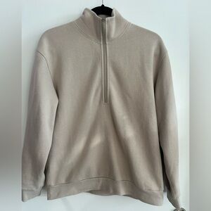 Mojave Tan Lululemon Steady State 1/2 Zip size
